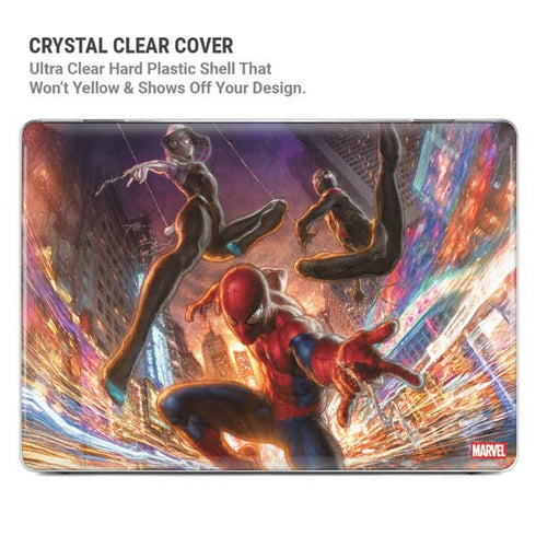 Marvel Spiderman Group Wall MacBook Pro 16in (2021-25) Case plus Skin