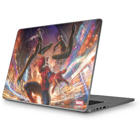 Marvel Spiderman Group Wall Apple MacBook Pro 17-inch Skin