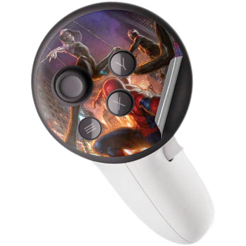 Marvel Spiderman Group Wall Meta Quest 3S Skin