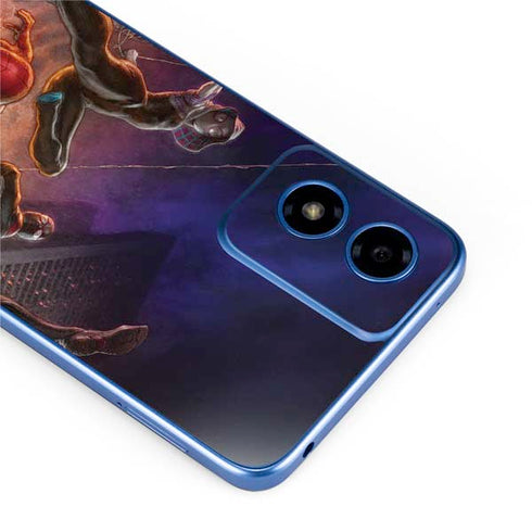 Marvel Spiderman Group Wall Moto G Play 4G (2024) Skin