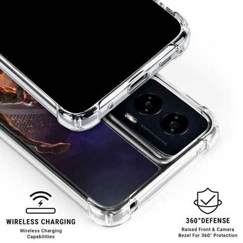 Marvel Spiderman Group Wall Moto G Power 5G (2024) Clear Case