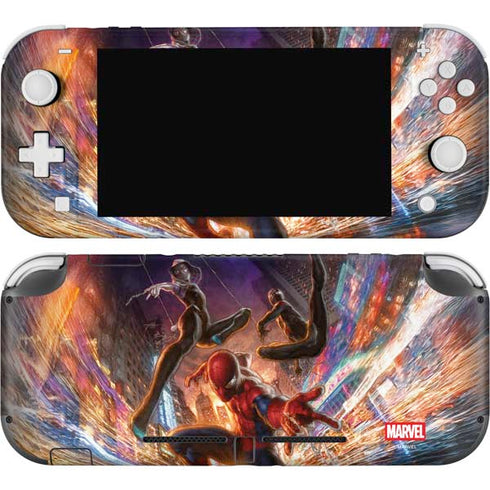 Marvel Spiderman Group Wall Nintendo Switch Lite Skin