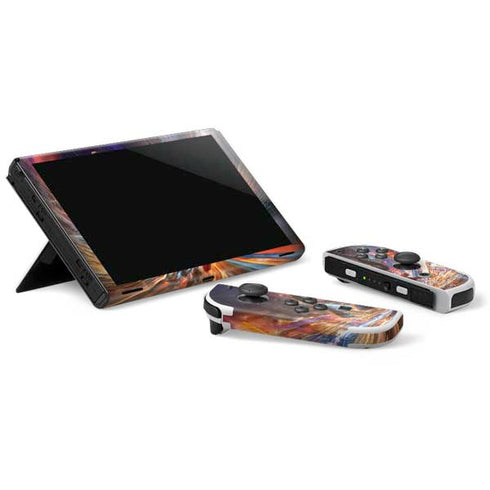 Marvel Spiderman Group Wall Nintendo Switch OLED (2021) Skin