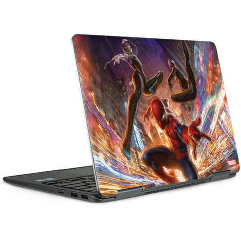 Marvel Spiderman Group Wall Notebook 9 Pro 13in (2017) Skin