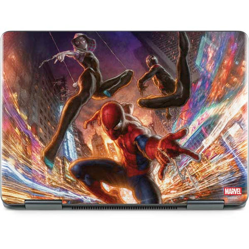 Marvel Spiderman Group Wall Notebook 9 Pro 13in (2017) Skin