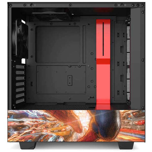 Marvel Spiderman Group Wall NZXT H510 Compact ATX Mid-Tower Case Skin