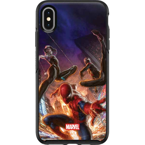 Marvel Spiderman Group Wall Otterbox Symmetry iPhone Skin
