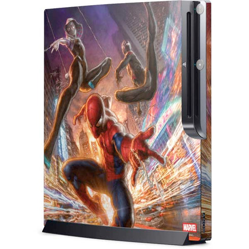 Marvel Spiderman Group Wall Playstation 3 & PS3 Slim Skin