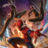 Marvel Spiderman Group Wall PlayStation 4 Gold Wireless Headset Skin