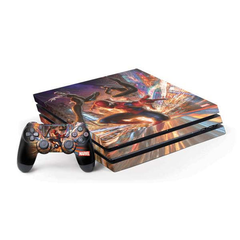 Marvel Spiderman Group Wall PS4 Pro Bundle Skin
