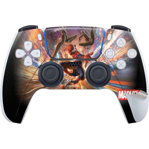 Marvel Spiderman Group Wall PS5 Pro Bundle Skin