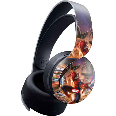 Marvel Spiderman Group Wall PULSE 3D Wireless Headset for PS5 Skin