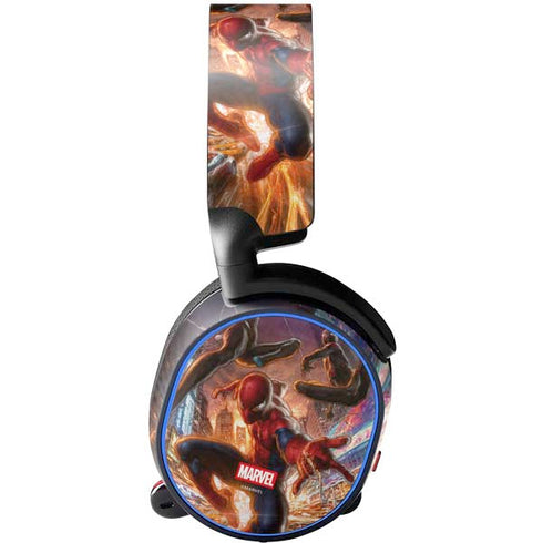 Marvel Spiderman Group Wall SteelSeries Arctis 5 Skin