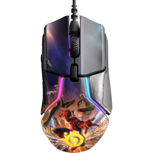Marvel Spiderman Group Wall SteelSeries Rival 600 Gaming Mouse Skin