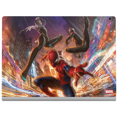 Marvel Spiderman Group Wall Surface Book 2 13.5in Skin