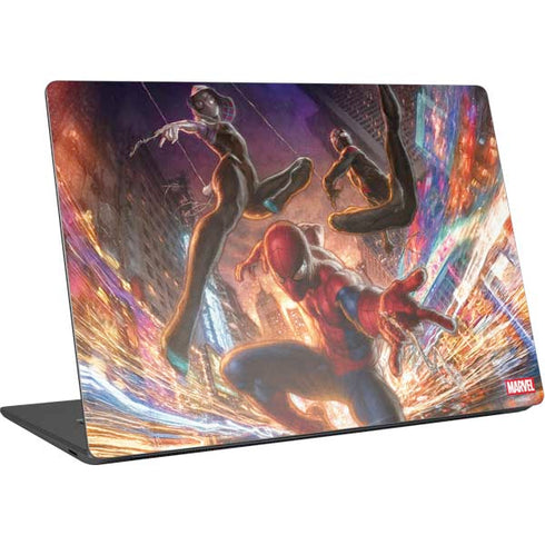 Marvel Spiderman Group Wall Surface Laptop 4 15in Skin