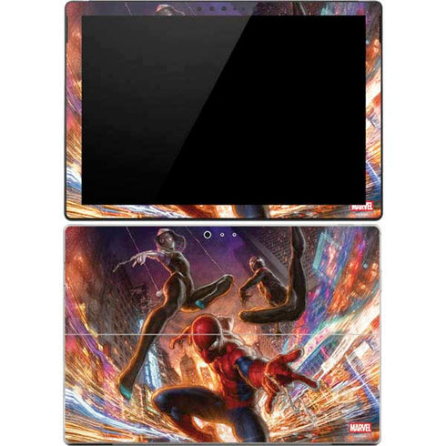 Marvel Spiderman Group Wall Surface Pro 4 Skin