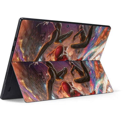 Marvel Spiderman Group Wall Surface Pro 7 Skin