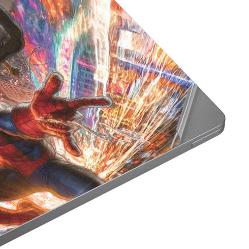 Marvel Spiderman Group Wall Universal Laptop 17in (13.8 x 10in) Skin