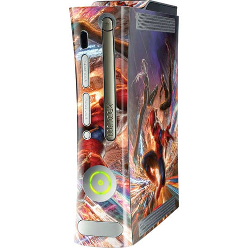 Marvel Spiderman Group Wall Xbox 360 (Includes HDD) Skin