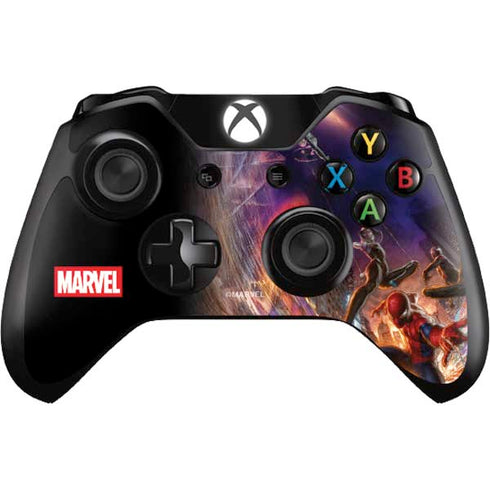 Marvel Spiderman Group Wall Xbox One Skins