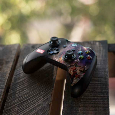 Marvel Spiderman Group Wall Xbox One S Controller Skin