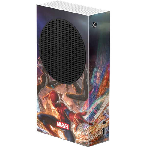Marvel Spiderman Group Wall Xbox Series S Console Skin
