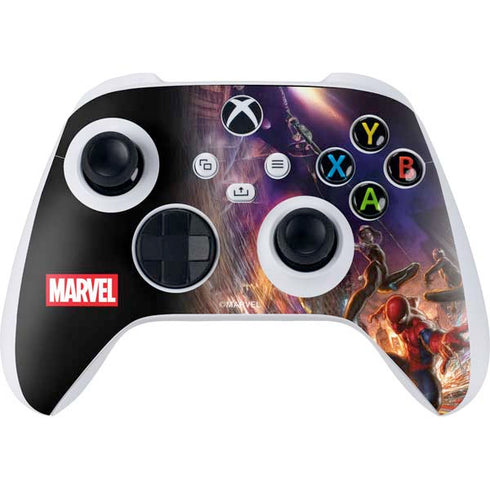 Marvel Spiderman Group Wall Xbox Series S Skins