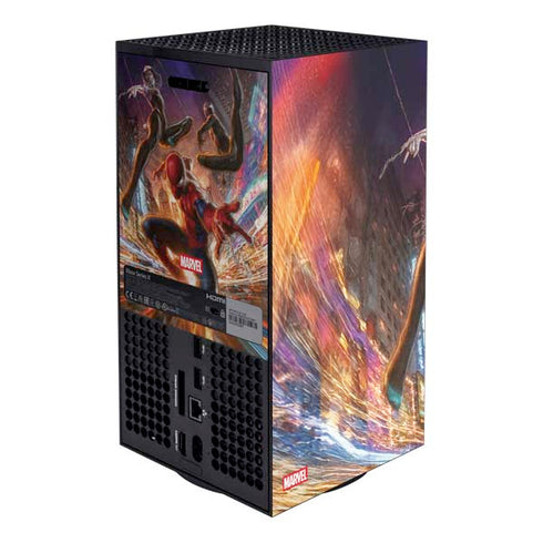Marvel Spiderman Group Wall Xbox Series X Bundle Skin