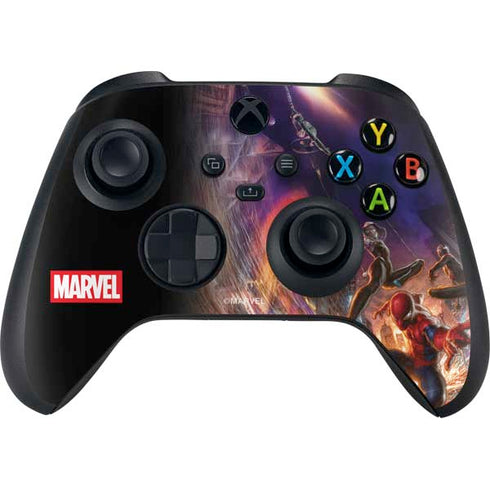 Marvel Spiderman Group Wall Xbox Series X Controller Skin