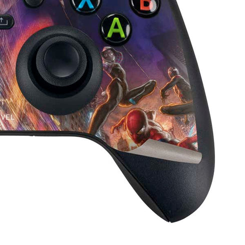 Marvel Spiderman Group Wall Xbox Series X Controller Skin