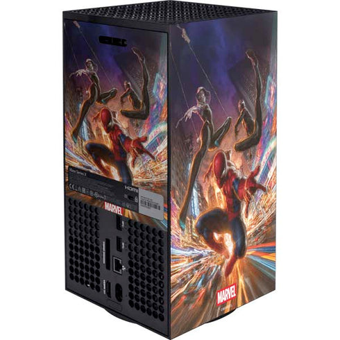 Marvel Spiderman Group Wall XBox Series X Digital Edition Bundle Skin