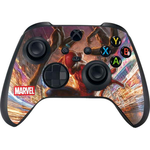 Marvel Spiderman Group Wall XBox Series X Digital Edition Bundle Skin