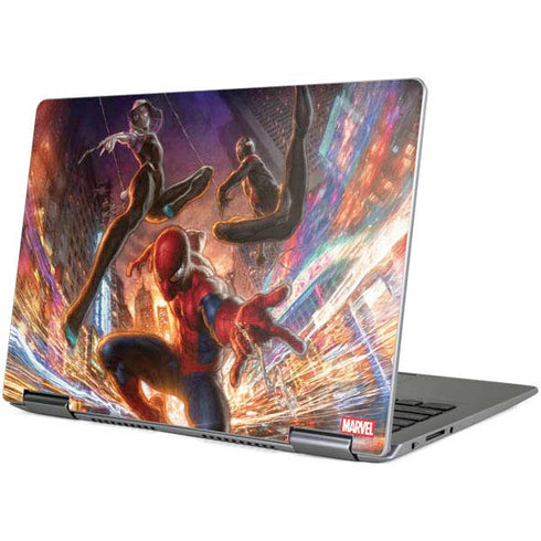 Marvel Spiderman Group Wall Yoga 710 14in Skin