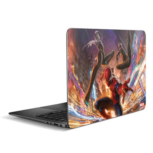 Marvel Spiderman Group Wall Zenbook UX305FA 13.3in Skin