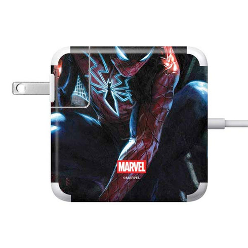 Marvel Spiderman New Suit Spiderman 85W Power Adapter (15 and 17 inch MacBook Pro Charger) Skin