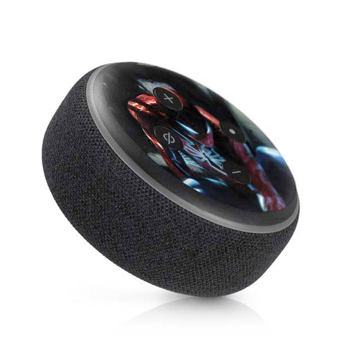 Marvel Spiderman New Suit Spiderman Amazon Echo Dot Skin