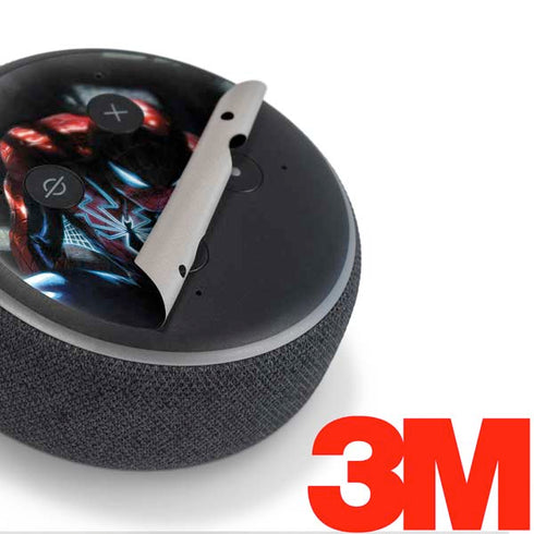 Marvel Spiderman New Suit Spiderman Amazon Echo Dot Skin