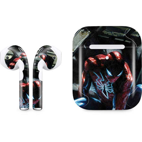 Marvel Spiderman New Suit Spiderman Apple AirPods 2 Skin