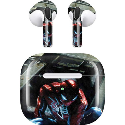 Marvel Spiderman New Suit Spiderman Apple AirPods (3rd Gen 2021) Skin