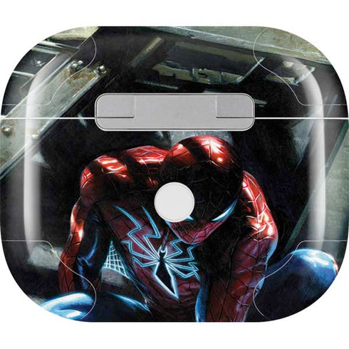 Marvel Spiderman New Suit Spiderman Apple AirPods (3rd Gen 2021) Skin