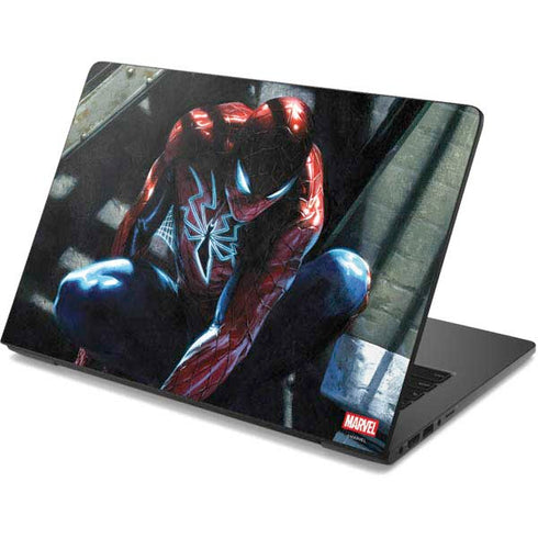 Marvel Spiderman New Suit Spiderman Dell Chromebook Skin