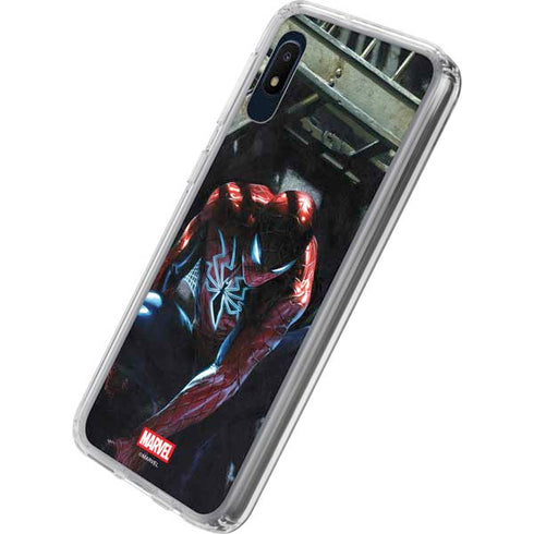 Marvel Spiderman New Suit Spiderman Galaxy A10e Clear Case