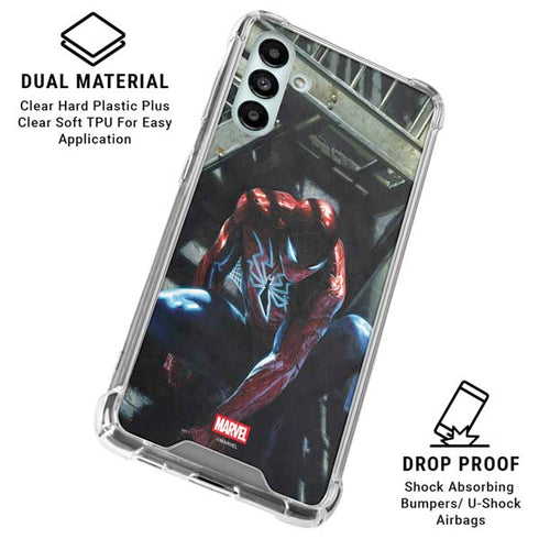 Marvel Spiderman New Suit Spiderman Galaxy A13 5G Clear Case