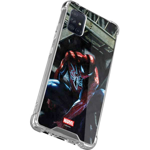 Marvel Spiderman New Suit Spiderman Galaxy A51 5G Clear Case