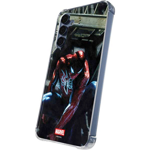 Marvel Spiderman New Suit Spiderman Galaxy A55 5G Clear Case