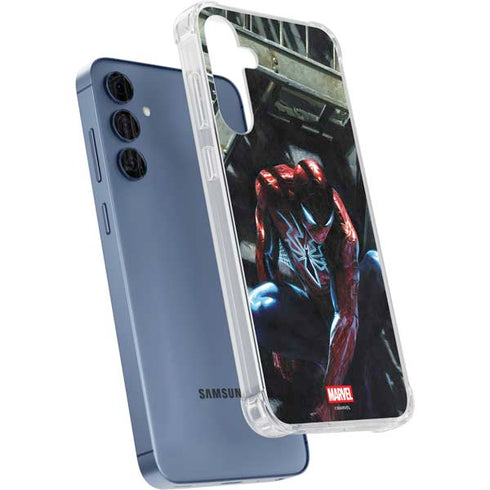 Marvel Spiderman New Suit Spiderman Galaxy A55 5G Clear Case