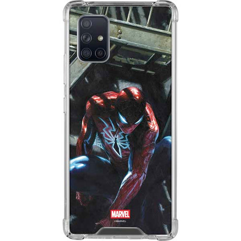 Marvel Spiderman New Suit Spiderman Galaxy A71 5G Clear Case