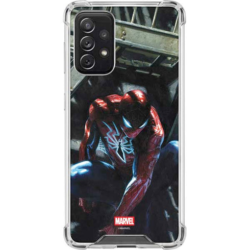 Marvel Spiderman New Suit Spiderman Galaxy A72 5G Clear Case