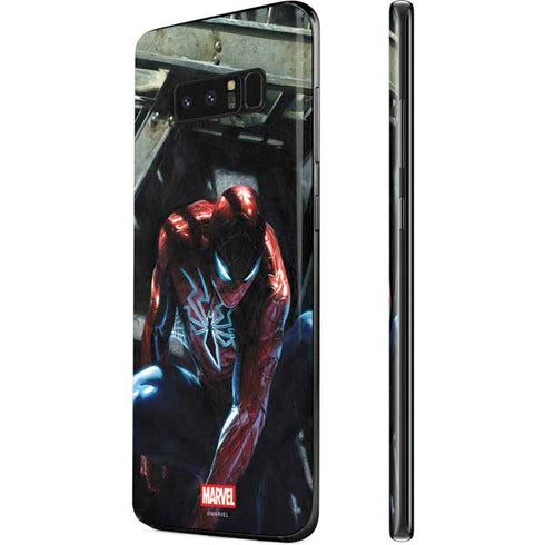 Marvel Spiderman New Suit Spiderman Galaxy Note 8 Skin